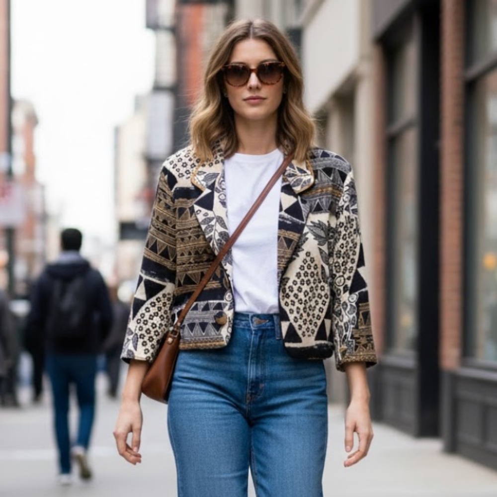 Boho vintage jacket